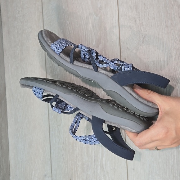 Skechers Women Reggae Slim Outdoor Sandals Flats shoes sz 8 - Picture 9 of 12